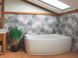 Hydromassage bathtub WGTRialto Turano R 170x90x70 cm HYDRO UNO MENO&AERO LINE