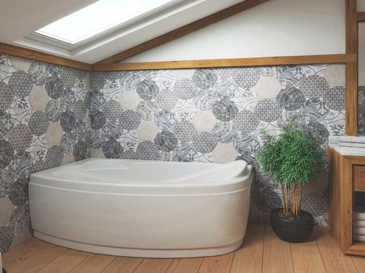 Hydromassage bathtub WGTRialto Turano L 170x90х70 cm HYDRO LINE UNO