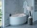 Hydromassage bathtub WGTRialto Lugano R 170x108x75 cm HYDRO UNO MENO&AERO LINE