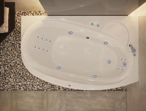 Hydromassage bathtub WGTRialto Turano R 170x90х70 cm HYDRO LINE UNO