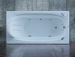 Hydromassage bathtub WGTRialto Arona 170x75x68 cm HYDRO LINE UNO, colored jets
